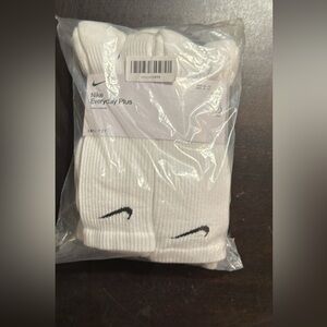 6 pack L White Nike socks